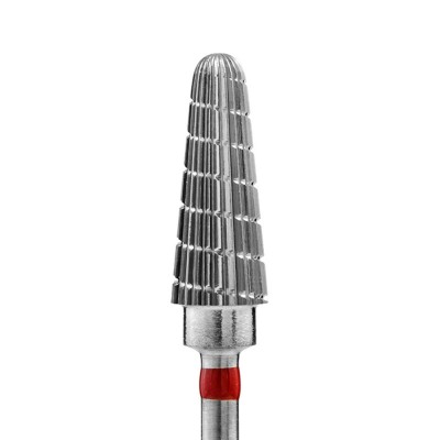 Твердосплавная фреза Ирма 36004 (конус закругленный), мелкая красная, D6 (Казань)