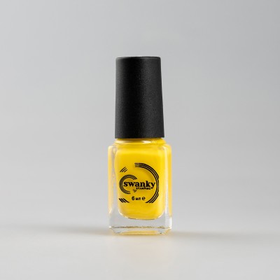 Swanky Stamping, Лак для стемпинга S06 — Желтый (6мл)