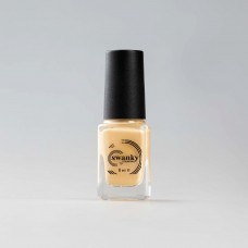 Swanky Stamping, Лак для стемпинга S46 - Топленное молоко (6 мл)