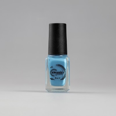 Swanky Stamping, Лак для стемпинга S49 - Небесно-голубой (6 мл)