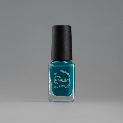 Swanky Stamping, Лак для стемпинга S66 - Темно-бирюзовый