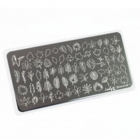 Пластина для стемпинга Lesly 6x12см - Botanical 1