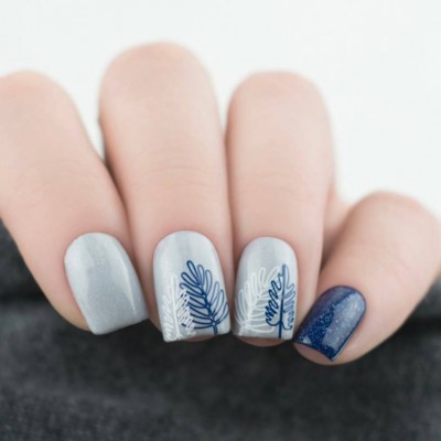 Пластина для стемпинга Lesly 6x12см - Botanical 1