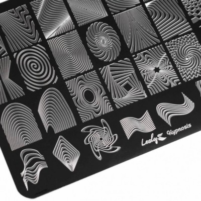 Пластина для стемпинга Lesly 9,5х14,5см - Hypnosis