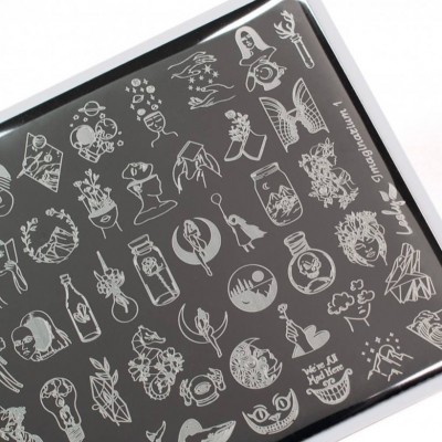 Пластина для стемпинга Lesly 8x12см - Imaginarium 1
