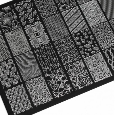 Пластина для стемпинга Lesly 9,5х14,5см - Set 3