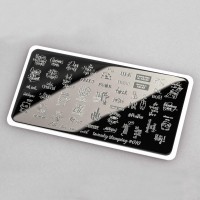Пластина для стемпинга Swanky №010