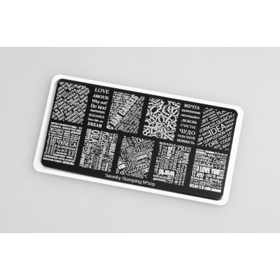 Пластина для стемпинга Swanky №109