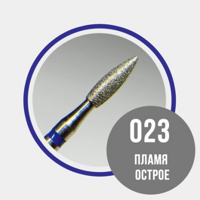 Пламя острое 023 (синее)