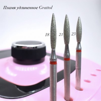 Пламя удлиненное 023 (красное)