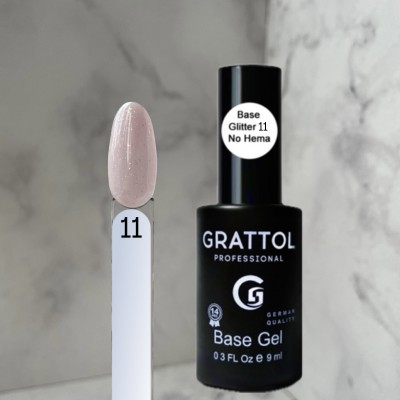 Grattol Base Camouflage Glitter № 11