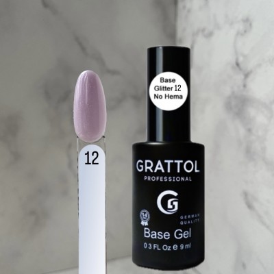 Grattol Base Camouflage Glitter № 12