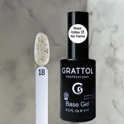 Grattol Base Camouflage Glitter № 18