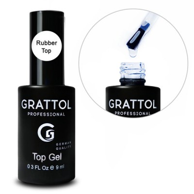 Grattol Rubber Top Gel (9мл)  Grattol Rubber Top Gel (9мл)