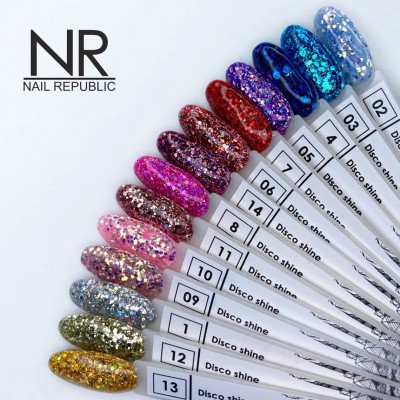 NR Гель-краска DISCO SHINE № 13 NR Гель-краска DISCO SHINE № 13
