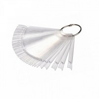 Палитра веерная квадратная прозрачная, 50 шт.