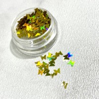 Дизайн Бабочки золотые
